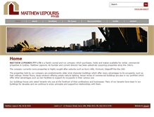 Tablet Screenshot of matthewlepouris.com.au